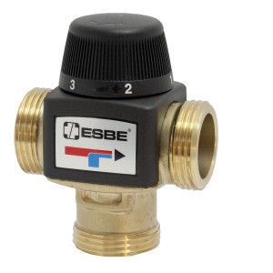 Клапан термостатический ESBE VTA 372, 30-70C НР 1",Kvs=3,5 арт.31200400