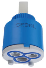 Картридж д/смес. SEDAL 40mm длинный Lemark (LM8598Р-BL)