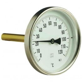 Термометр бим.,  0...120' C, накладной с пружиной (63мм, кл.точ.2,5) (SIM-0004-630015) (STOUT)