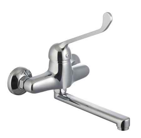 Хирургический смеситель "PROJECT"(4611С) настенный.излив 250мм LEMARK