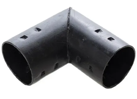 Угольник для дренажных труб Ø110/90º