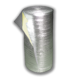 Рулонная теплоизоляция СФ 10мм 18м2 (1,2*15м) самоклеющая с фольгой