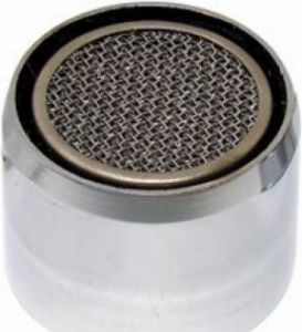 Аэратор-Рассеиватель пластиковый поворотный ХРОМ, поворот на 720 *, двухрежимный (2517)