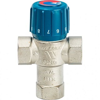 Термостатический смеситель 3/4" Aquamix 25-50гр (10017420) Watts