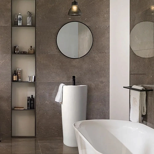 Умывальник Vincea VBS-2P201, напольная, цвет белый