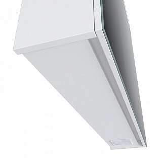 Шкаф-зеркало, 80 см, двухдверный, белый, New Mirro, IDDIS, NMIR802i99