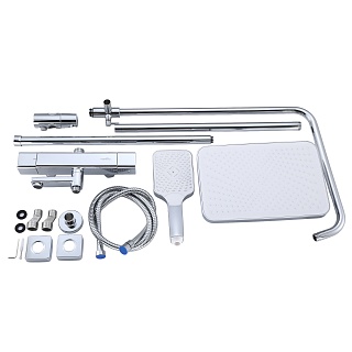 Душевая система "RAIN" (RAI-1028) термостат, хром TOKITO