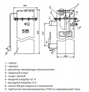 ЭПО  - 6  электрокотел (220 В) (14027+15325)