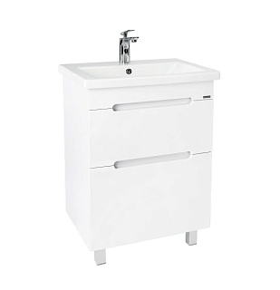 Комплект мебели 60 "Марсель-60" напольная 2 ящ. белая VIANT (ум.Como-60)