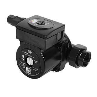 Насос цирк. PRIME-B1-256-180 DN25, PN10, Qmax= 3.7м3/ч, Hmax=6м, Tmax=110°С, 220В, с гайками (5016) Aquario