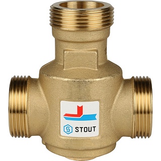 Термостатический смесительный клапан G 1" 1/4 НР 60°С (SVM-0030-325506) STOUT