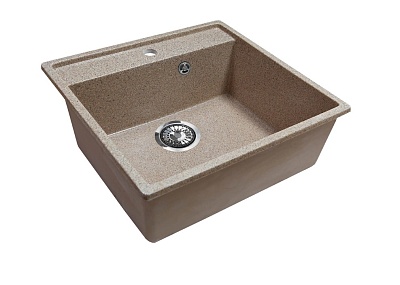 Мойка гранит FOSTO КМ 52-50 (песочный пляж 300) с сифоном