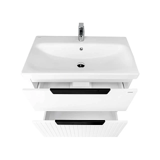 Комплект мебели 80 "Сицилия-80" напольная 2 ящ. белая VIANT (ум.MODUO-80)