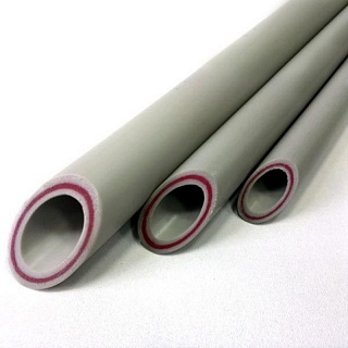 Труба (SDR 7,4) 75*10,3 арм. стекловолокном серый (4) ПРО АКВА (PA35020РG)