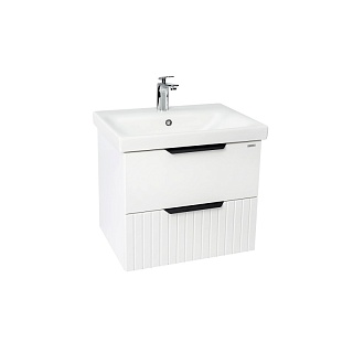 Комплект мебели 50 "Сицилия-50" подвесная 2 ящика белый  VIANT (ум.MODUO-50)