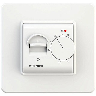Терморегулятор Terneo MEX в подрозетник, теплый пол 10-40°C, AC230V, 16A, DS Electronics