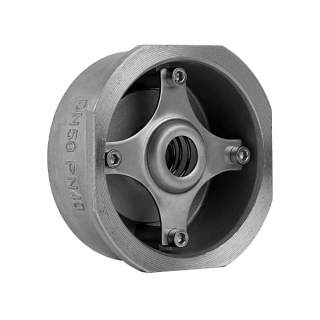 Обратный клапан CVS40-100 DN100, PN40, –60…+300°С межфл. нерж. (60мм) ADL  (604 461)