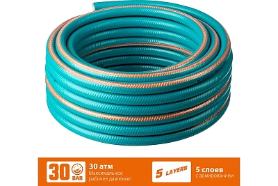 Шланг полив. Grinda STANDARD 3-х слойн., 15атм, армир. 3/4" - 50 м /бухта (429000-3/4-50)