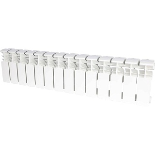 Радиатор биметаллическй ROMMER Plus BM 200 14 секций (RAL9016)