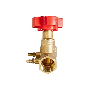 Клапан балансировочный ручной латунь Ду 15 RSV54 G1/2" Ру16 Тмакс=110 оС ВР Kvs=4.1 м3/ч REON (015RSV54) (136543)