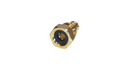 Штуцер с нак. гайкой латунный 16x1/2''  (HFWQE00038) Hipex (50)