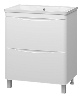 Комплект мебели 70 "Атлантик-70" напольная 2 ящ. глянцевая эмаль MISTY (ум.Аллегро-70)