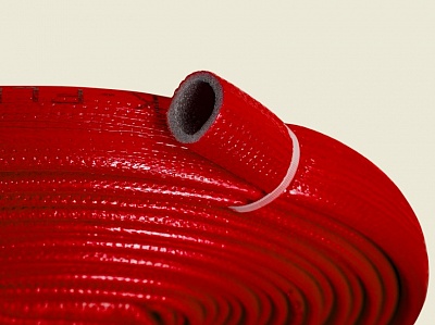 Труба теплоизоляционная K-FLEX PE COMPACT RED 06х18-2м (уп. 180 м) 