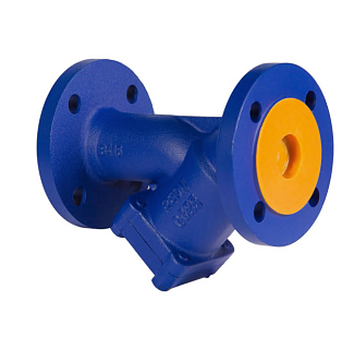 Фильтр сетчатый фланцевый Ду40 REON тип RSV07, PN16, Тmax=300°С, корпус чугун GG25 (040RSV07) (136501)