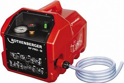 Насос опрессовочный Rothenberger RP PRO III электр.(6л/мин,40бар,1.3кВТ)(6.1185) 