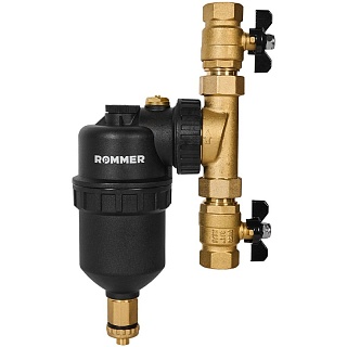 Сепаратор шлама магнитный поворотный, ВР 3/4", композит (RFW-0081-000820) ROMMER