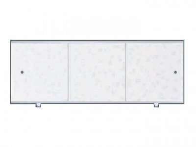 Экран д/ванны 1,48м (алюм.каркас) лед/серебристый (МетаКам)