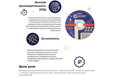 ���� �������� 125�2,5�22,2  �� �������, ����������� ����� Cutop Profi T41-125 ( ������ � ��������� ��� ������ ��� � ����!) 39988�