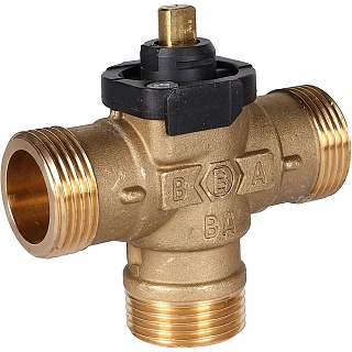 Клапан зональный 3-ходовой, сервопривод 230V, с кабелем 1м,, НР 1 (SVM-0170-300125) STOUT