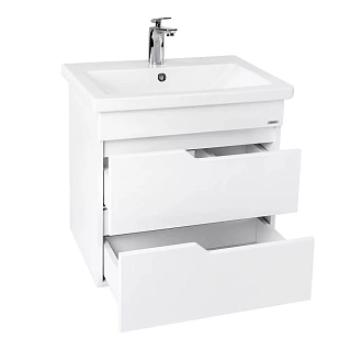 Комплект мебели 60 "Куба-60" подвесная 2 ящ. белый VIANT (ум.Como-60)