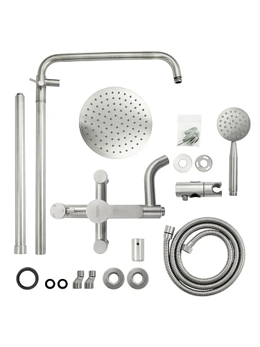 MAGNUS Душ.система нерж. ст. 304  цвет САТИН (9235)