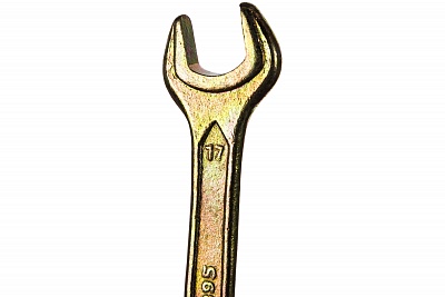 Рожковый гаечный ключ 17 x 19¶мм, STAYER 27038-17-19