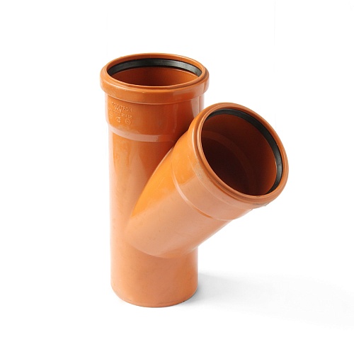 Тройник 160/110/45 нар. ПРО АКВА Terra