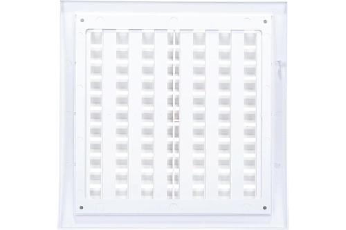Решетка МД2222Р 220х220,бел(регулируемая) (30)