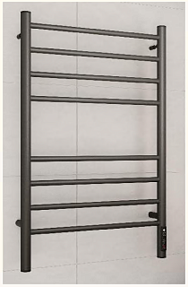 Полотенцесушитель "Аврора" 500х800 П8 КС электро графит TERMINUS