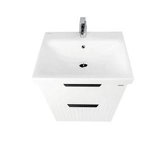 Комплект мебели 50 "Сицилия-50" напольная 2 ящ. белая VIANT (ум.MODUO-50)