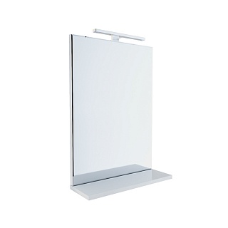 Зеркало, 50 см, белое, New Custo, IDDIS, NCU50W0i98