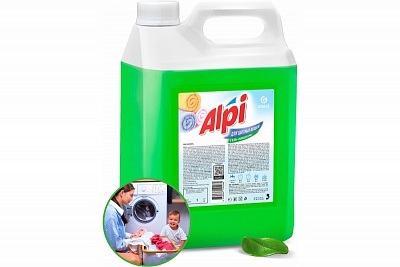Средство жидкое.концентрированное д/стирки ALPI color gel (5 л) цветных вещей 125186  ВЫГОДА