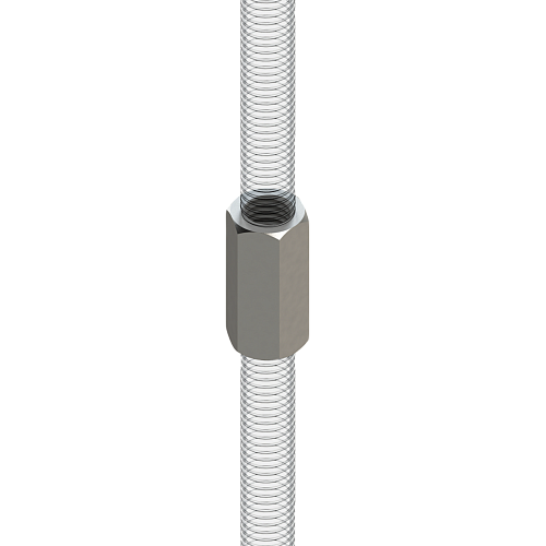 Гайка соединительная TRC  М10*30 (400/50шт/кор) (09114206)