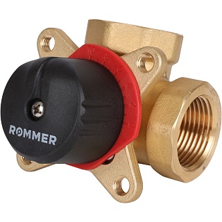Клапан смесительный 3-х ходовой 1" kvs 10 (RVM-0003-010025) ROMMER