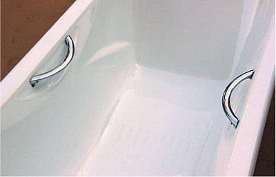 Ванна чугунная эм. 1,5х0,75 ROCA Malibu п/ск покр + ножки + ручки