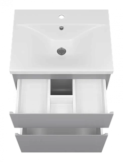 Комплект мебели 60 "Лаки-60" напольная 2 ящ. серый MISTY (ум.Royce Abby-60)