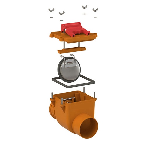 Обратный клапан ТП-85.100S (металл хлопушка)