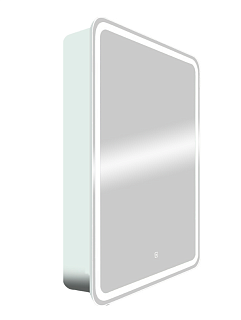 Зеркало-шкаф 60 "EMOTION-60х80" ПР с LED -подсв., сенсор на зеркале, розетка САНАКС 45005
