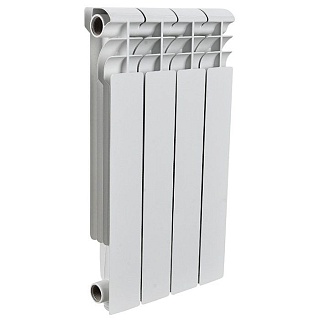 Радиатор бимет. Rommer Profi BM500 8 секций (RAL9016)