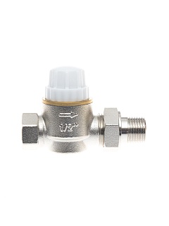 Клапан терморег. TR-G прям. DN15, PN16, Тmax=120°С, для 1-труб. системы отопл. (013G7024R) РИДАН